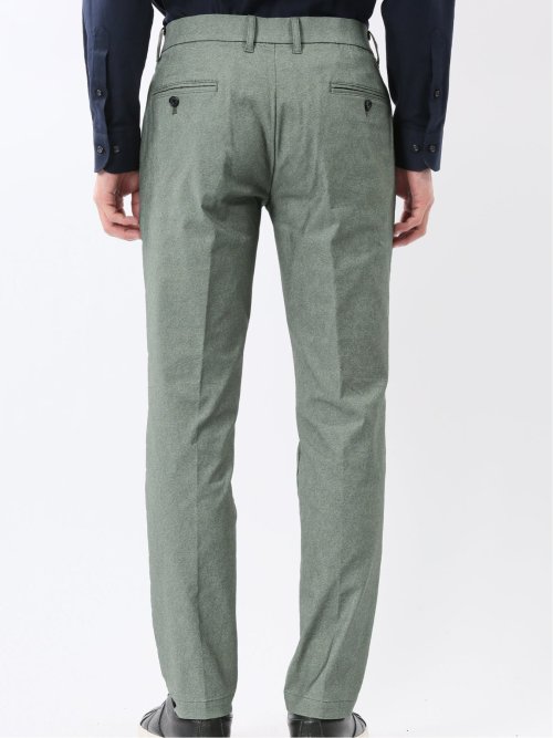 クロスストレッチ トラウザーパンツ ツイル