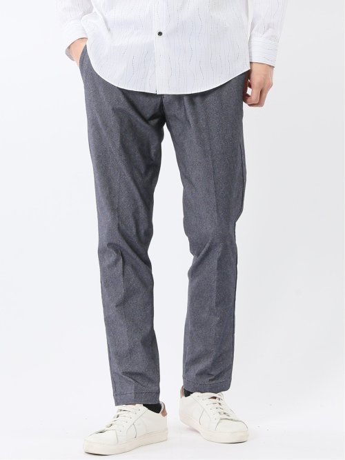 クロスストレッチ トラウザーパンツ ツイル