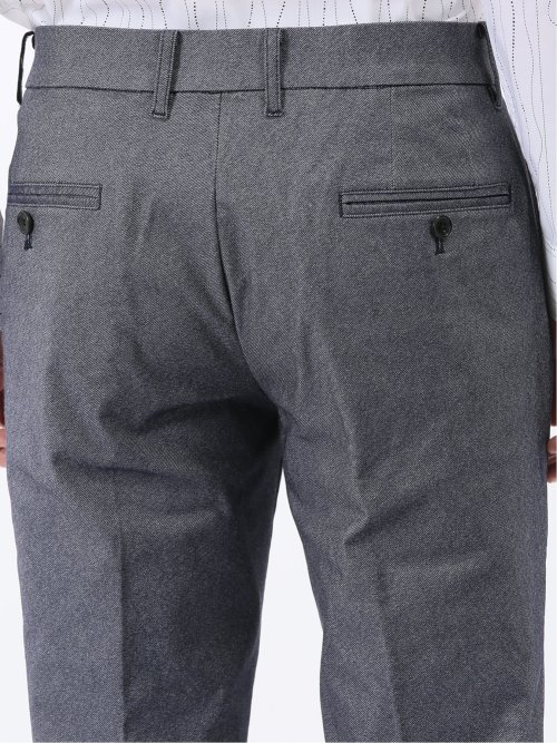 クロスストレッチ トラウザーパンツ ツイル