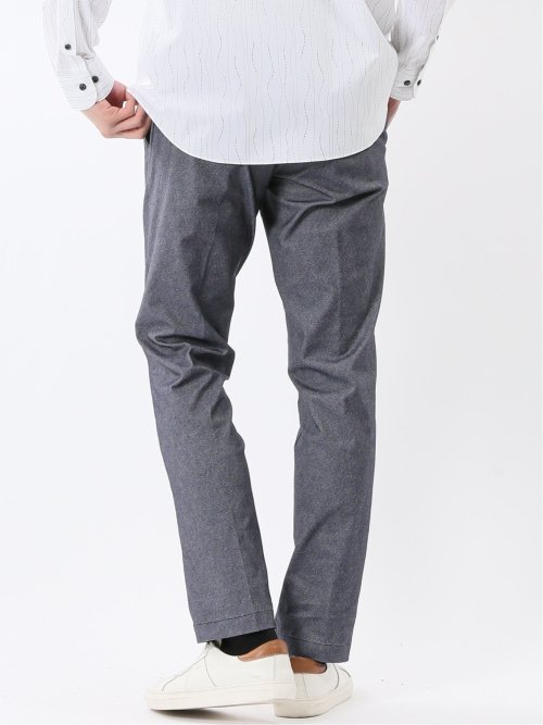 クロスストレッチ トラウザーパンツ ツイル