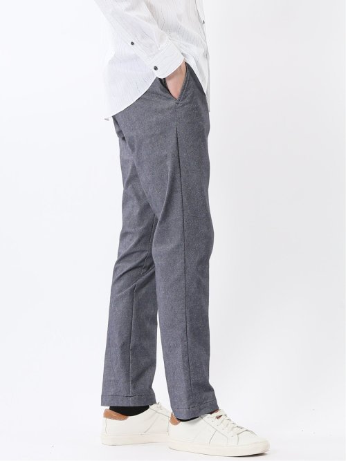 クロスストレッチ トラウザーパンツ ツイル