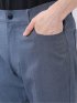 接触冷感 クロス ストレッチ + クール スリム 5ポケット テーパード パンツ ヘリンボン メンズ