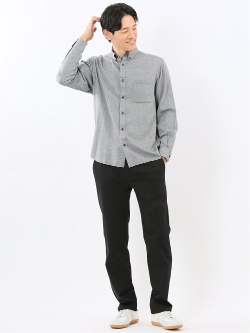 ストレッチツイル トラウザーパンツ