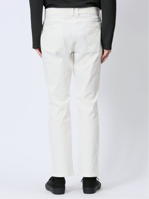 クロスストレッチ スリムパンツ デニム