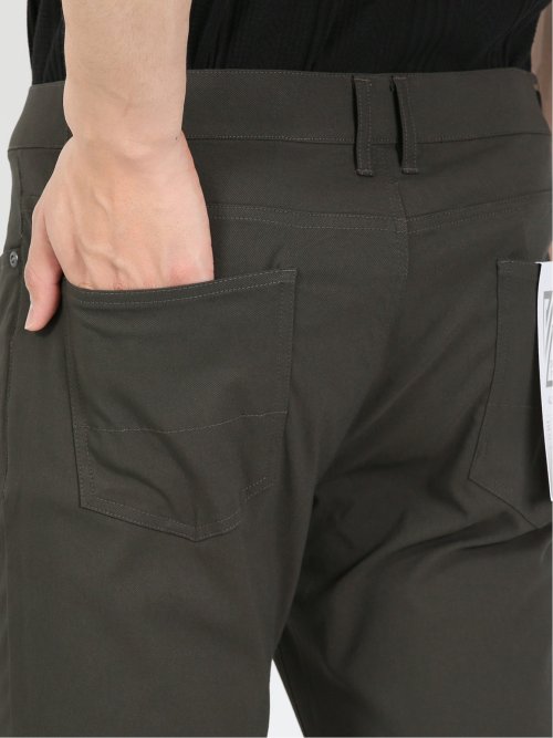 クロスストレッチ スリムパンツ カルゼ