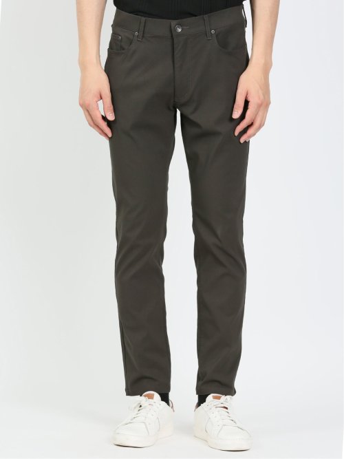 クロスストレッチ スリムパンツ カルゼ