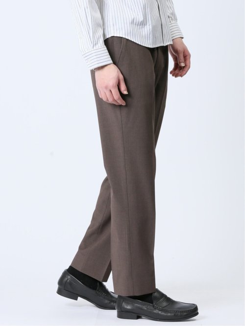 ModernRelax ストレッチ トラウザーパンツ(S 35こげ茶): パンツ | TAKA