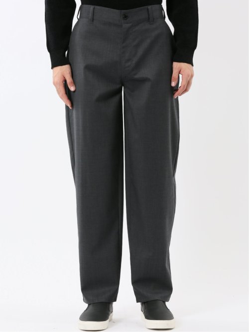 NEO BASICS ウール混 トラウザーパンツ(セットアップ可能)(M 06グレー