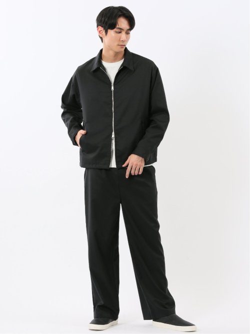 NEO BASICS ウール混 ワイドトラウザーパンツ(セットアップ可能)