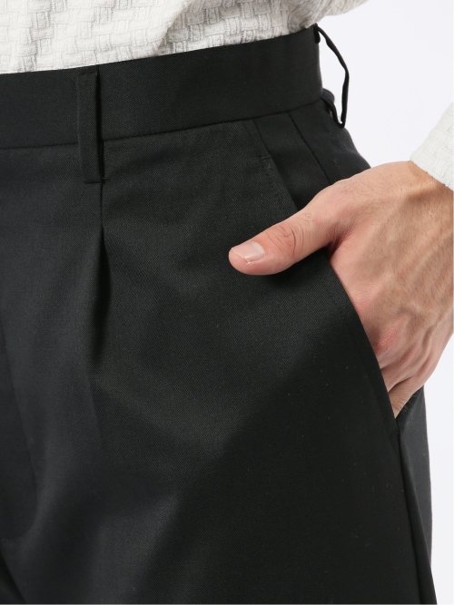 NEO BASICS ウール混 ワイドトラウザーパンツ(セットアップ可能)