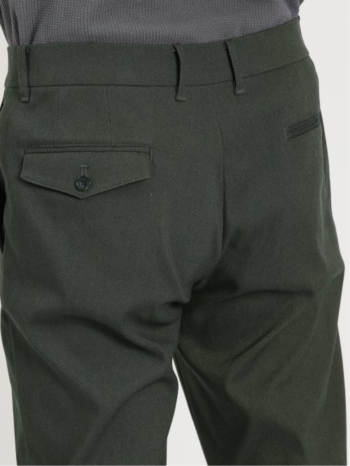 クロスストレッチ トラウザーパンツ カルゼ(XS 54カーキ): パンツ