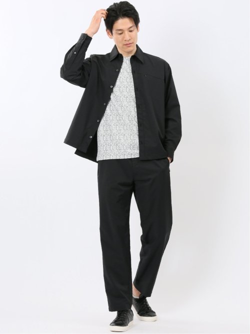 circle motion mode スリム トラウザーパンツ(セットアップ可能)