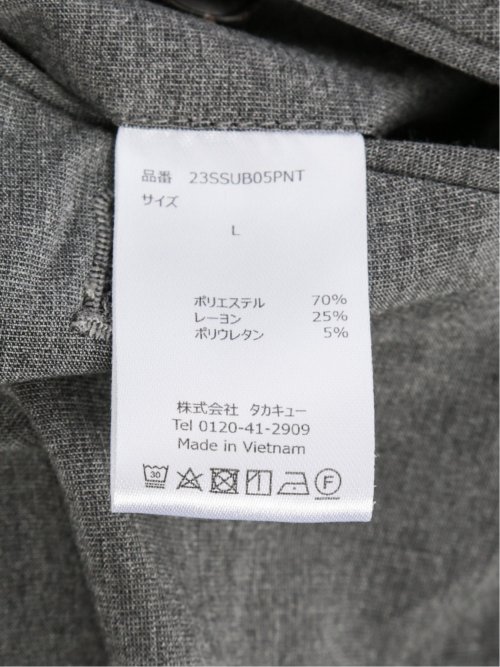 WISH STYLE トラウザーパンツ(セットアップ可能)