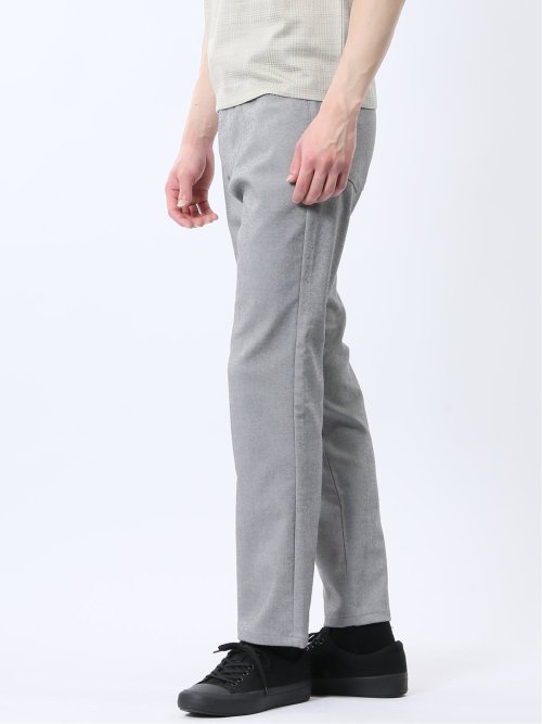 クロスストレッチ スリムパンツ 股下82cm