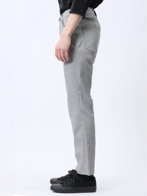 クロスストレッチ スリムパンツ 股下82cm