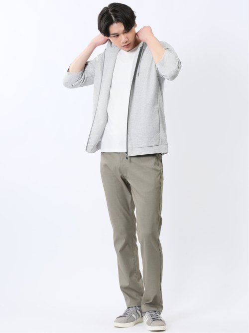 クロスストレッチ+エアー スリムパンツ 股下82cm