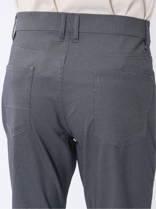 パンツ メンズ ストレッチ 接触冷感 抗菌防臭 スリム 5ポケット テーパード 股下82cm クロスストレッチ + エアー