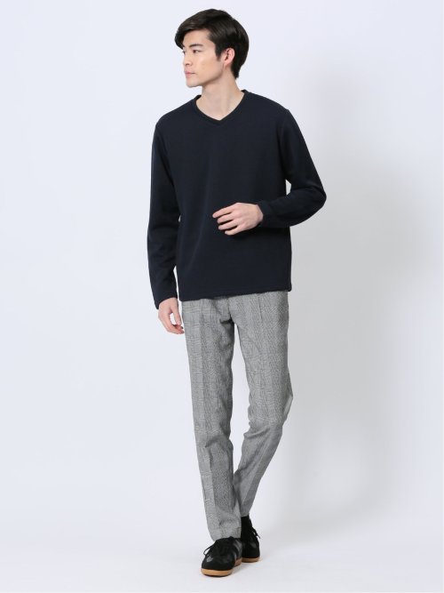 クロスストレッチ トラウザーパンツ 股下82cm