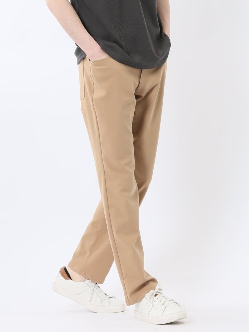 クロスストレッチ+クール スリムパンツ 股下82cm