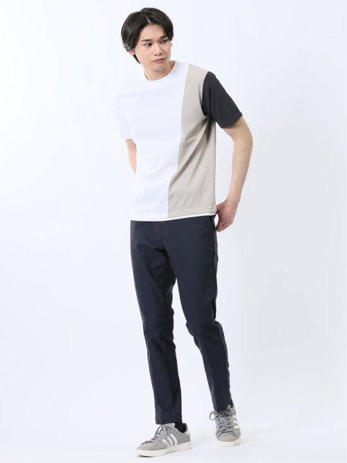 クロスストレッチ+クール トラウザーパンツ 股下82cm