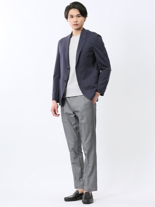 クロスストレッチ+クール トラウザーパンツ 股下82cm