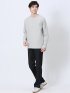 クロスストレッチ スリムパンツ デニム 股下82cm