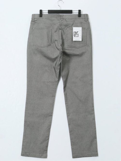 【大きいサイズ】グランバック/GRAND-BACK クロスストレッチ 5ポケットパンツ ヘリンボン