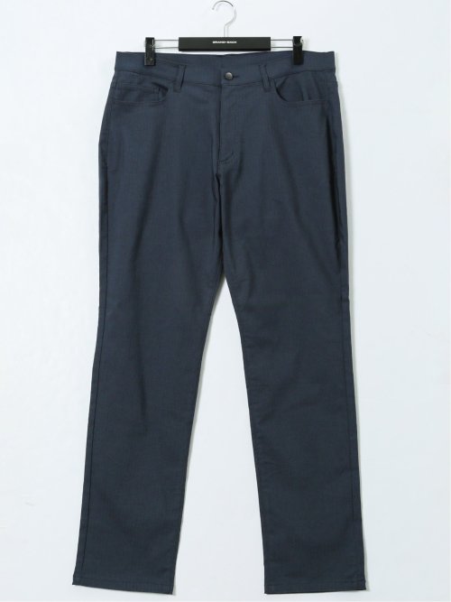 【大きいサイズ】グランバック/GRAND-BACK クロスストレッチ 5ポケットパンツ ヘリンボン