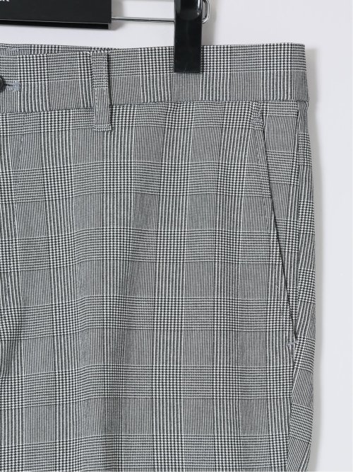 【大きいサイズ】グランバック/GRAND-BACK クロスストレッチ トラウザーパンツ グレンチェック