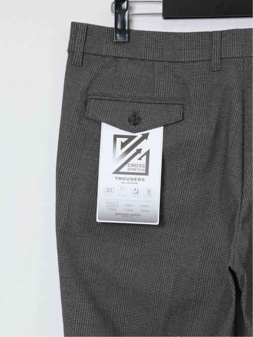 【大きいサイズ】グランバック/GRAND-BACK クロスストレッチ トラウザーパンツ