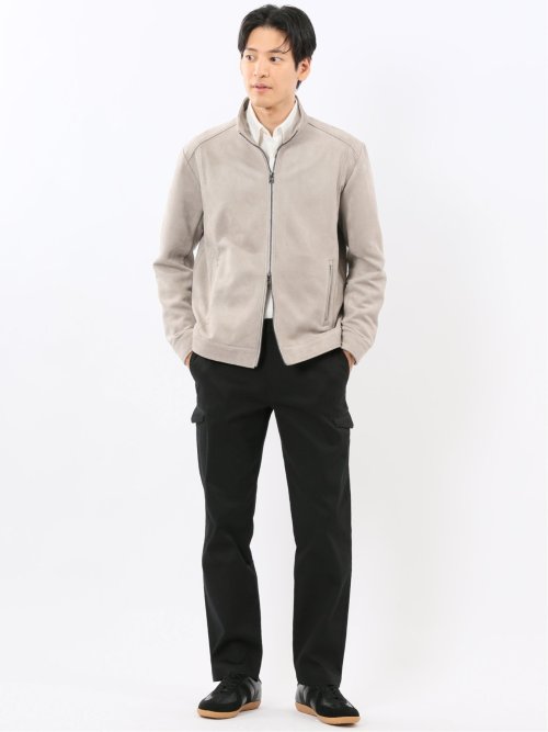 ピケストレッチ カーゴトラウザーパンツ