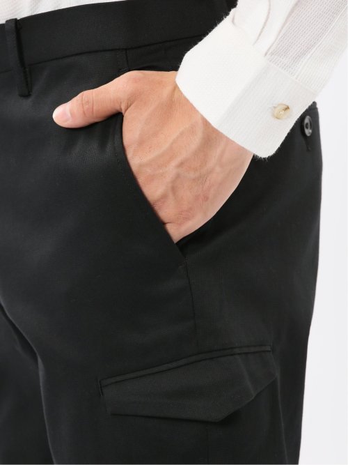 ピケストレッチ カーゴトラウザーパンツ