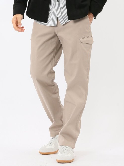 ピケストレッチ カーゴトラウザーパンツ