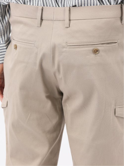 ピケストレッチ カーゴトラウザーパンツ