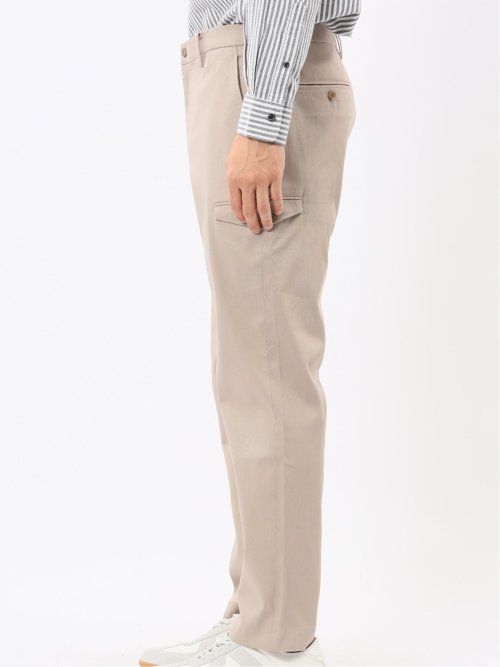 ピケストレッチ カーゴトラウザーパンツ