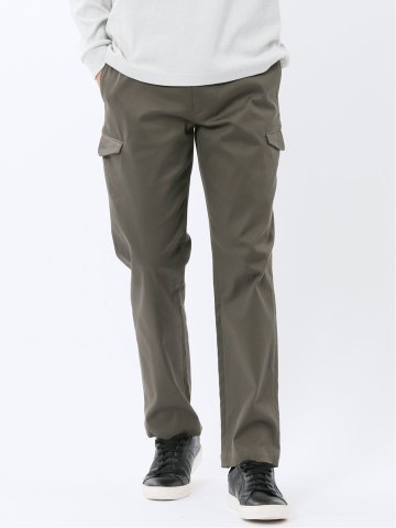 ピケストレッチ カーゴトラウザーパンツ