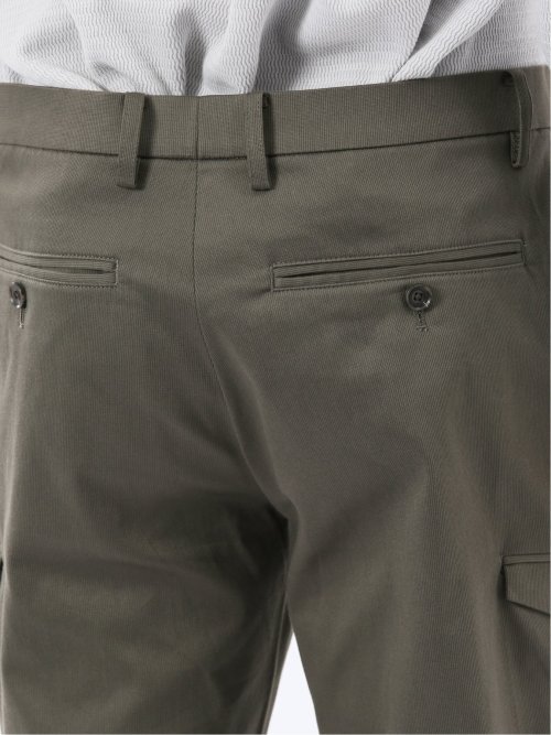 ピケストレッチ カーゴトラウザーパンツ