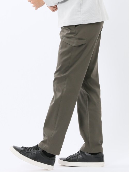 ピケストレッチ カーゴトラウザーパンツ