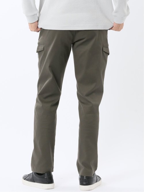 ピケストレッチ カーゴトラウザーパンツ
