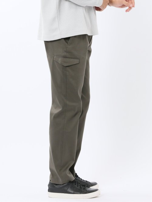 ピケストレッチ カーゴトラウザーパンツ