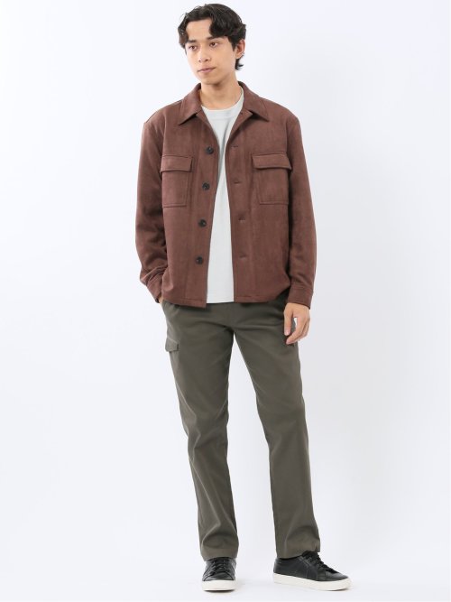 ピケストレッチ カーゴトラウザーパンツ