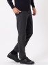 パンツ メンズ ストレッチ スリム トラウザー テーパード 綿混 オックス