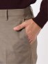 パンツ メンズ ストレッチ スリム トラウザー テーパード 綿混 オックス