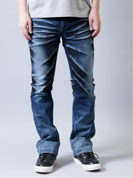 Made In Japan クラウドグラデーション ブーツカットデニム S 75紺 パンツ Taka Q Online Shop タカキューオンラインショップ 公式通販