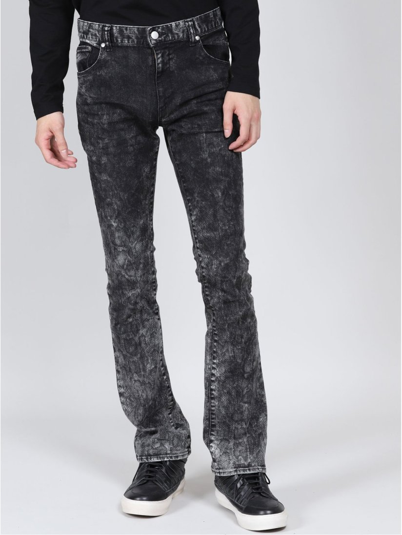 Made In Japan パイソン ブーツカット スキニーデニム S 07白黒 パンツ Taka Q Online Shop タカキューオンラインショップ 公式通販