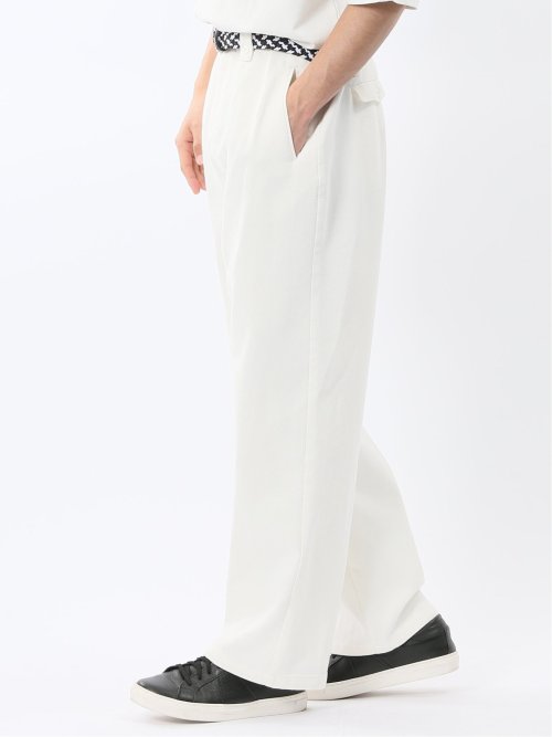 ドロー/DRAW ワイドテーパード チノパンツ