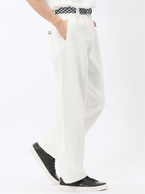 ドロー/DRAW ワイドテーパード チノパンツ