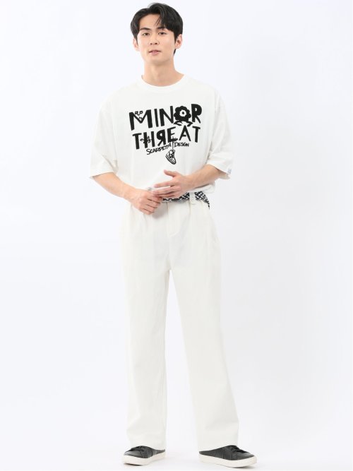 ドロー/DRAW ワイドテーパード チノパンツ