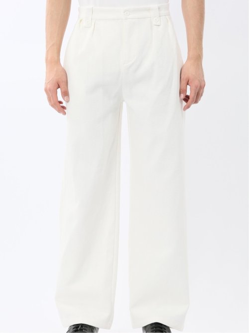 ドロー/DRAW ワイドテーパード チノパンツ