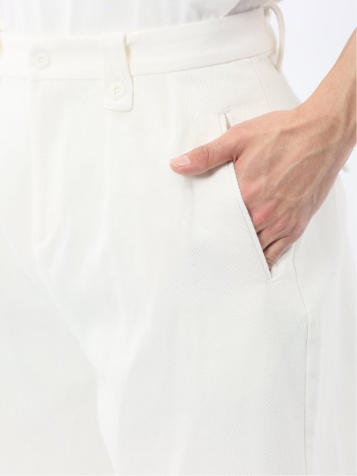 ドロー/DRAW ワイドテーパード チノパンツ